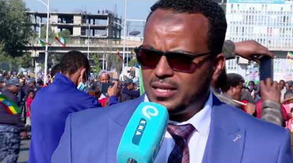 مظاهرات لدعم قوات الدفاع الإثيوبية والتنديد بالتدخلات الخارجية في شؤون البلاد