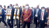 رئيس أرض الصومال مُصبحِ عبدي يصل إلى هواسا