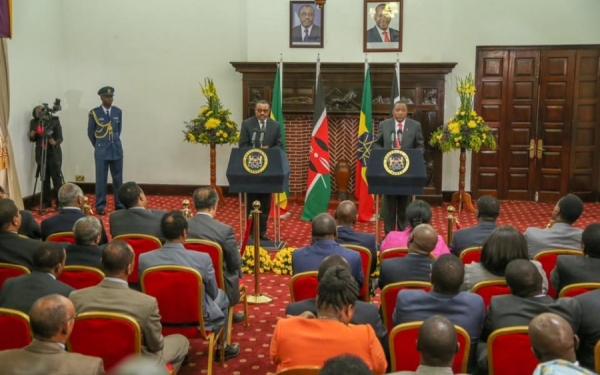 قائدا إثيوبيا وكينيا على استعداد لإطلاق اتفاقات موقعة