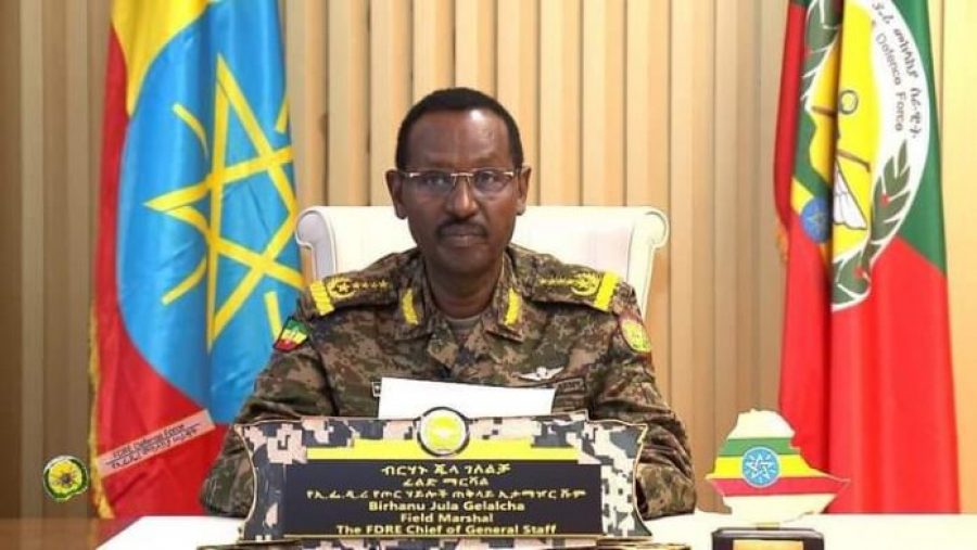 رئيس أركان الجيش الإثيوبي يبعث برسالة تهنئة بمناسبة الذكرى 95 لتأسيس جيش التحرير الشعبي الصيني