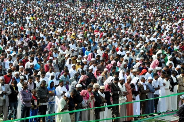 مسلمو إثيوبيا يحتفلون بعيد الأضحى