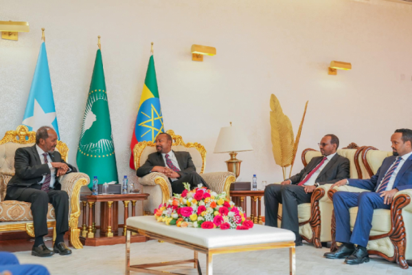رئيس الصومال يصل إلى أديس أبابا في زيارة رسمية