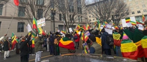 الإثيوبيون ينظمون مسيرة  في واشنطن للاحتجاج على ضغوطات غير مسبوقة على إثيوبيا
