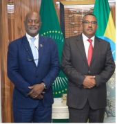 نائب رئيس الوزراء يجري محادثات مع الممثل القطري الجديد لبرنامج الأغذية العالمي في إثيوبيا