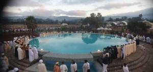 أتباع الكنيسة الأرثوذكسية في إثيوبيا يحتفلون بعيد الغطاس في جميع أنحاء البلاد
