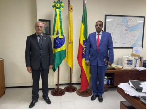 سفراء البرازيل وإثيوبيا يناقشون توطيد العلاقات بين البلدين