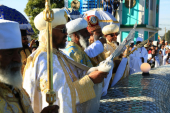 أتباع كنيسة الأرثوذكسية الإثيوبية يحتفلون بعيد الغطاس في جميع أنحاء البلاد بشكل بهيج
