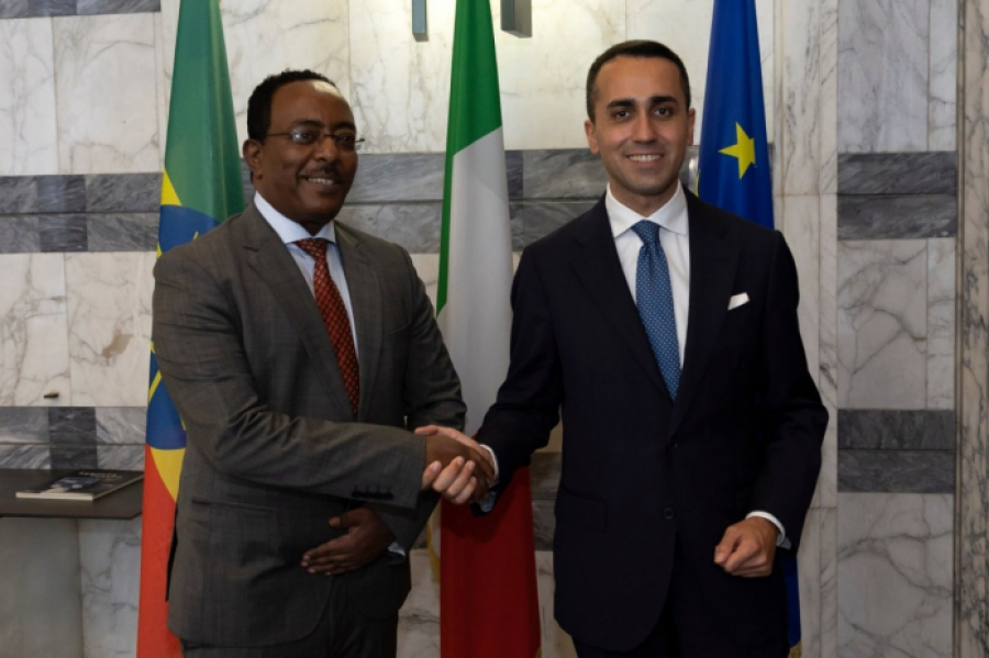وزير الخارجية الإيطالي يؤكد أهمية تعزيز التعاون الثنائي بين إثيوبيا وإيطاليا