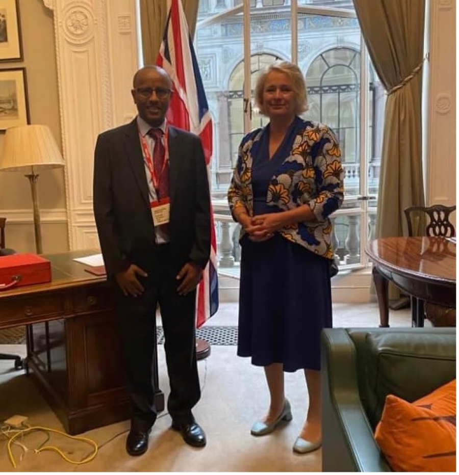 سفير إثيوبيا يُطلع وزيرة المملكة المتحدة لإفريقيا على التطورات الحالية في إثيوبيا