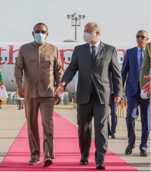 رئيس الوزراء يصل إلى الجزائر في زيارة عمل