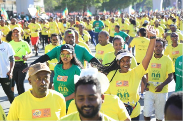 إقامة النسخة الثانية والعشرين من سباق الجري الإثيوبي الكبير بمشاركة أكثر من 40 ألف شخص