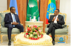 نائب رئيس الوزراء يجتمع مع وزير خارجية رواندا