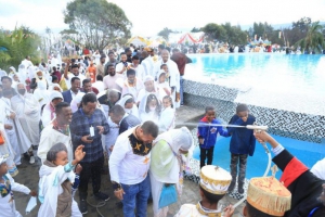 الاحتفال بعيد الغطاس في العاصمة أديس أبابا بشكل بهيج