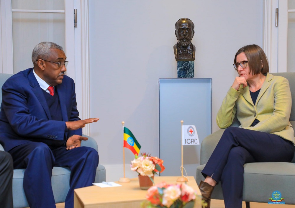 DPM &FM Demeke Confers with ICRC President - ENA English - ENA