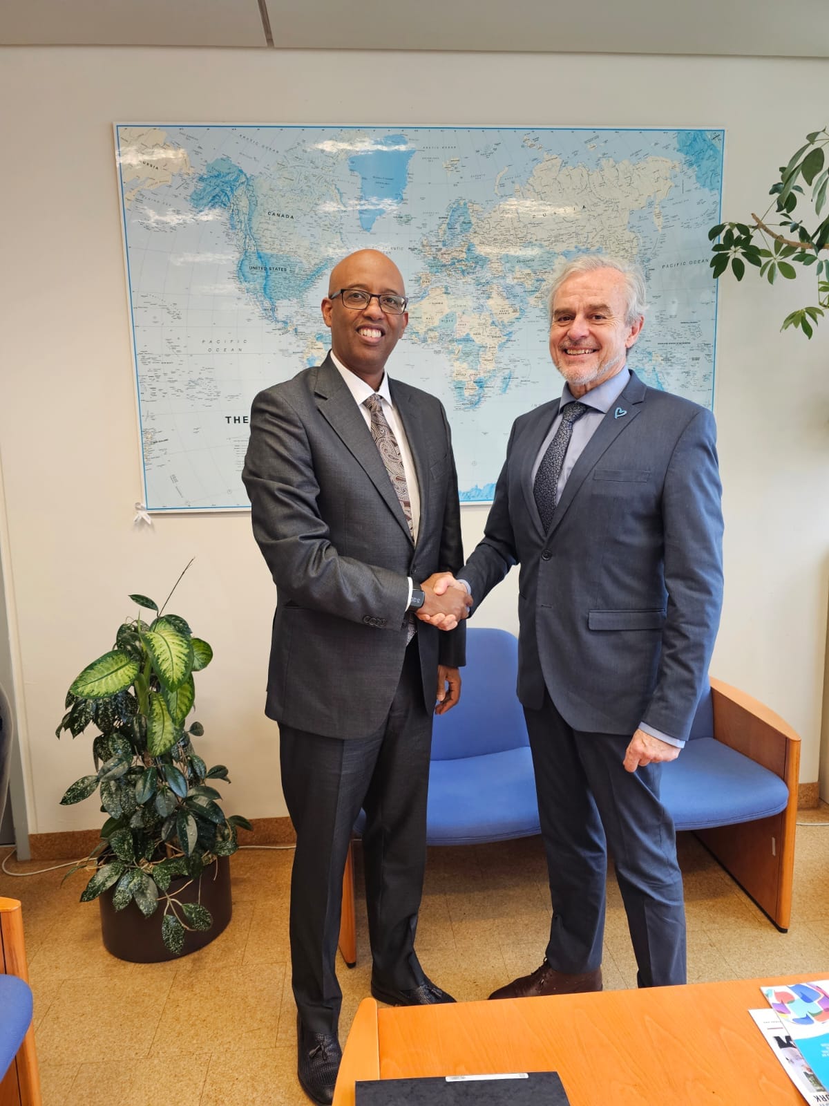 Ambassador Tsegab Meets Senior Austrian, UN Officials in Vienna, Austria