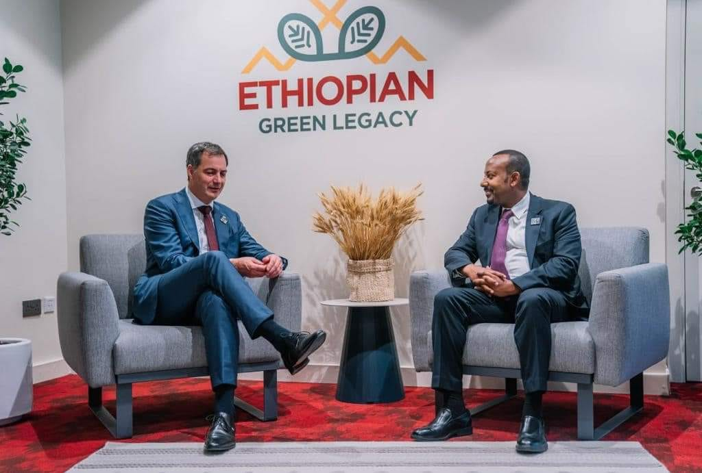 Premiér Abiy sa stretáva s belgickým premiérom v etiópskom pavilóne zeleného dedičstva v Dubaji – ENA English