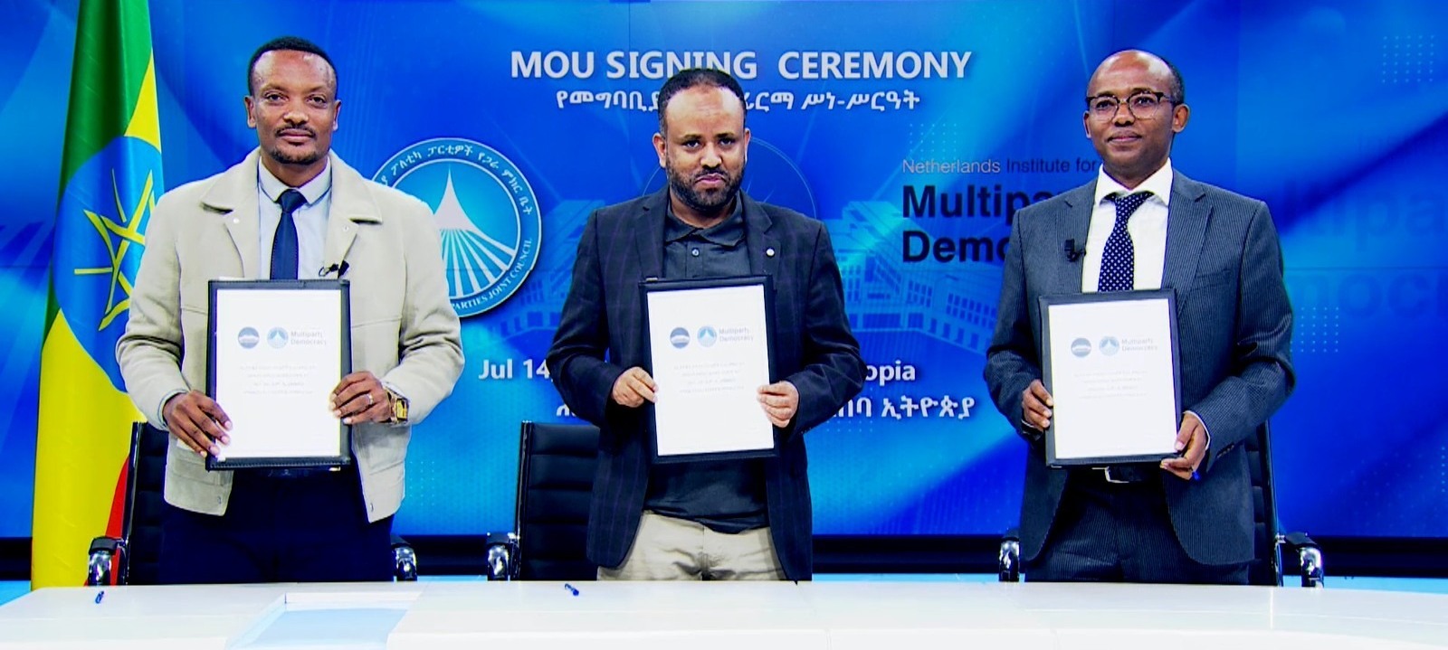 Tripartite Agreement on Building Capacity of Political Party Leaders Signed