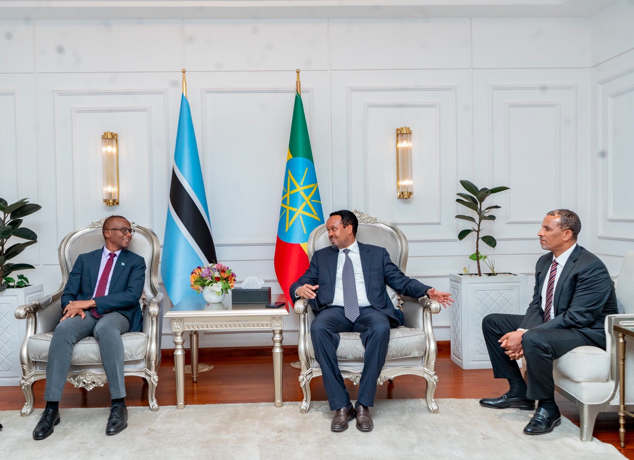 Botswana's Vice President Arrives in Addis Ababa for Ministerial Conference on Money Laundering