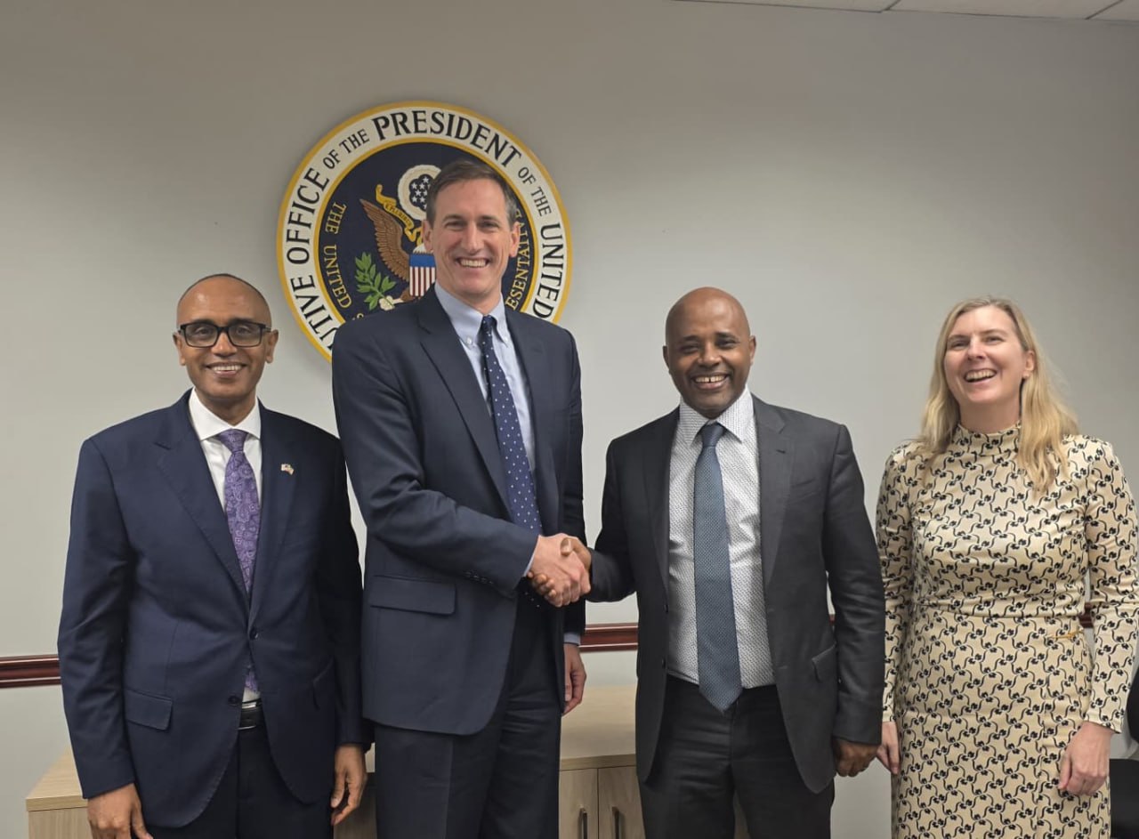 NBE Governor Eyob Tekalign Meets with Assistant United States Trade Representative (AUSTR) for WTO and Multilateral Affairs