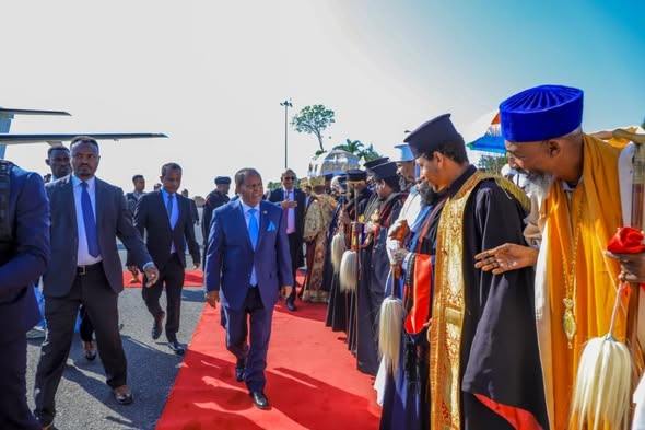 President Taye Touches Down in Gondar Ahead of Spectacular Epiphany Festivities