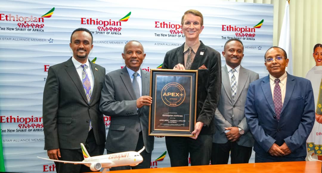 Ethiopian Airlines Receives Best Airline in Africa 2026 APEX Passenger Choice Award