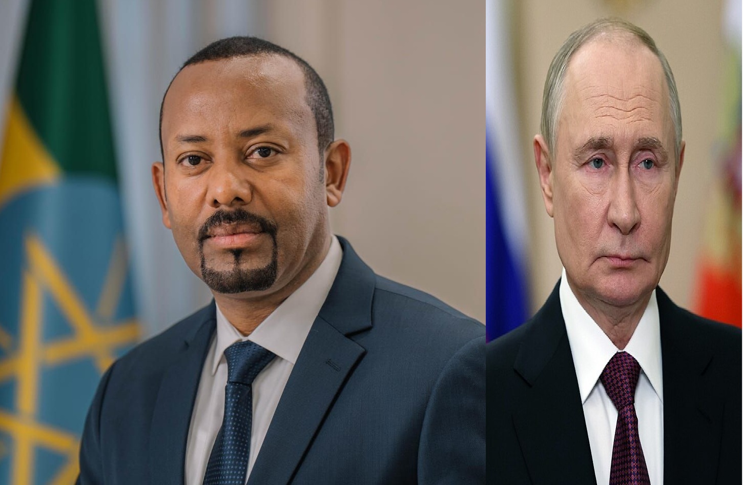 Prime Minister Abiy, Russian Putin Discuss Bilateral Issues in Phone Call
