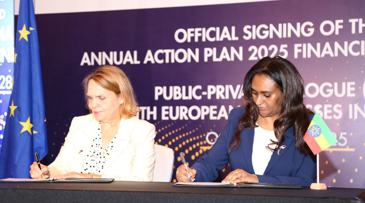 Ethiopia, EU Sign 90 Million Euro Joint Action Plan 2025, Launch Public-Private Dialogue