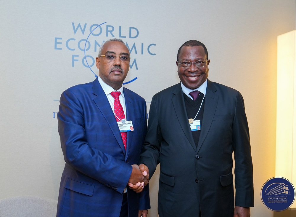 DPM & FM Demeke Participating In World Economic Forum - ENA English - ENA