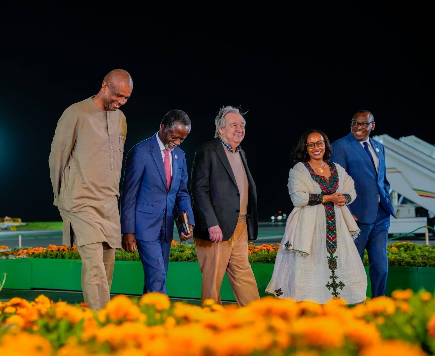 UN Secretary‑General António Guterres arrives in Addis Ababa for AU Summit, to stay through Sunday