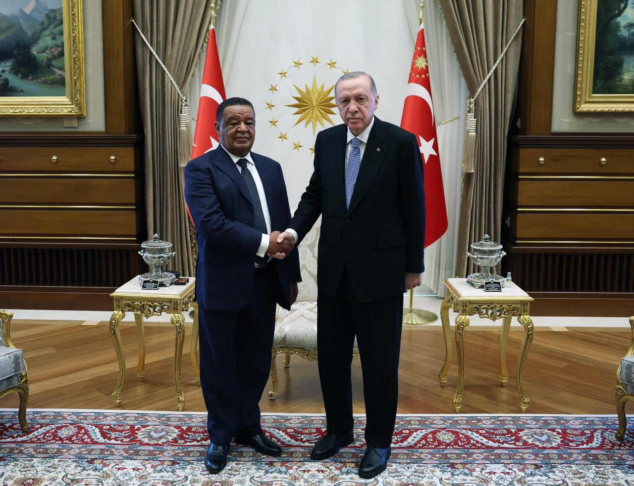 Former President Mulatu Meets with President Erdoğan - ENA English - ENA