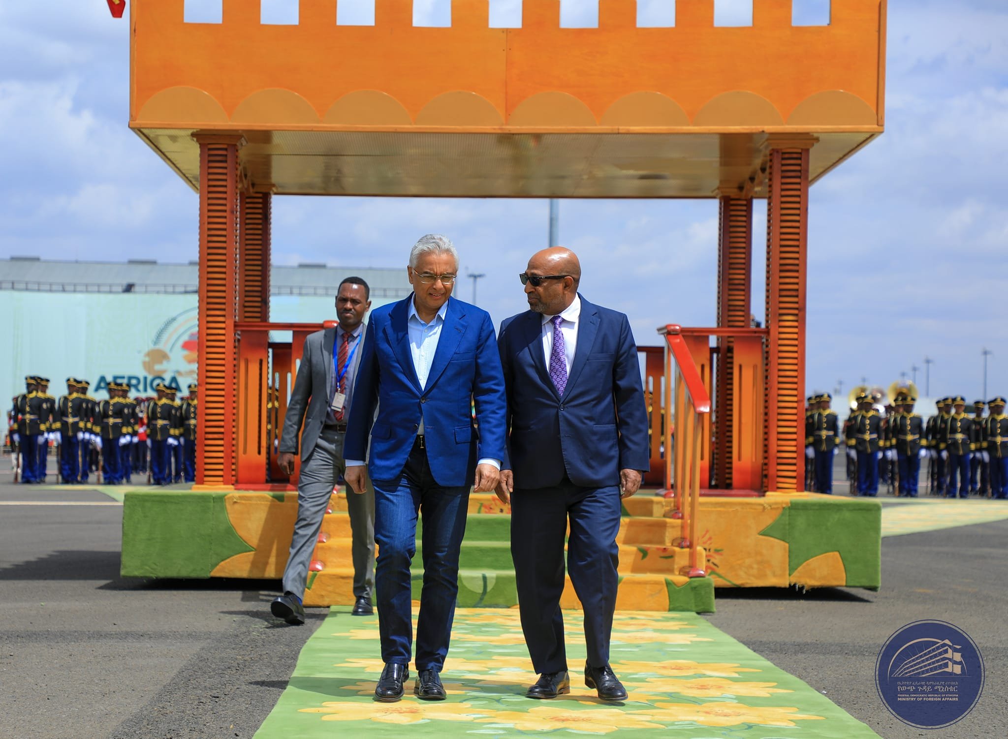 President of Congo, Prime Ministers of Mauritius & Lesotho Arrive in ...