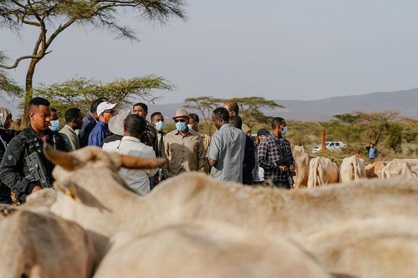 PM Abiy Arrives in Borena Zone of Oromia Region to Visit Drought Affected Areas