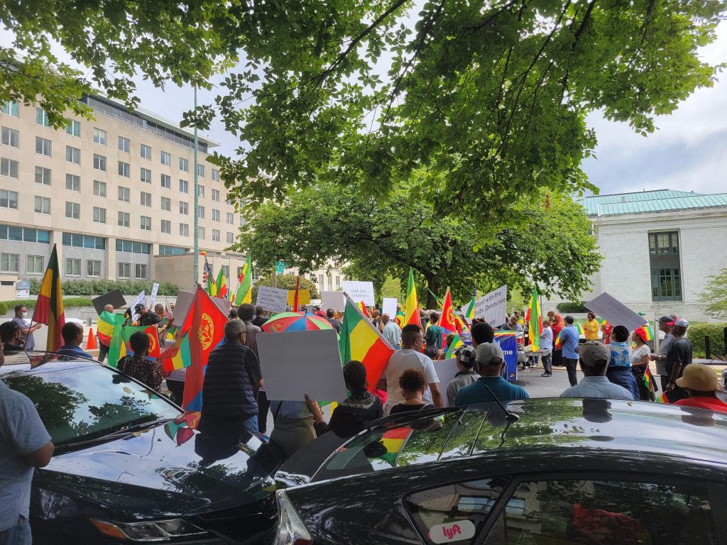 Rally in Washington DC Denounces Unprecedented Pressure, Media Bias Campaign on Ethiopia
