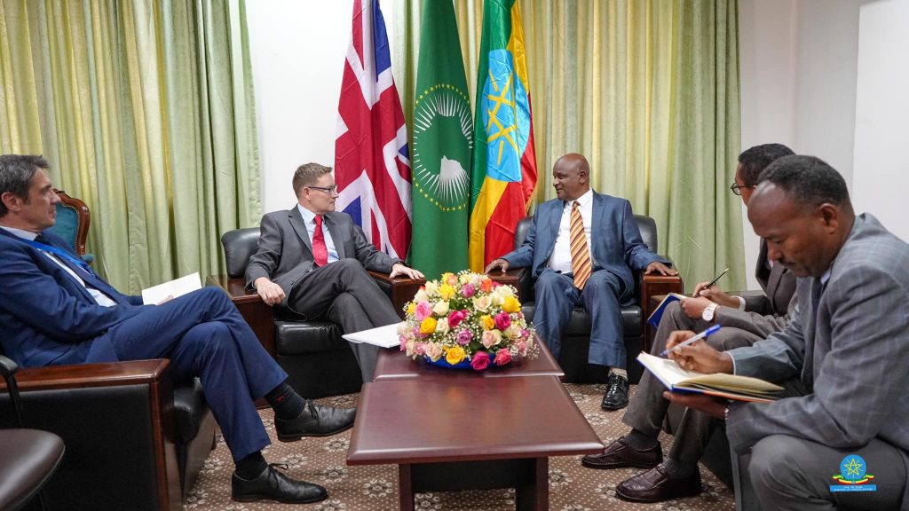 UK Would continue to be one of Leading Countries Supporting Ethiopia’s Dev’t Efforts, Ambassador Darren Says
