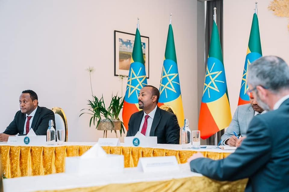 PM Abiy Confers with French, German Foreign Ministers in Addis Ababa