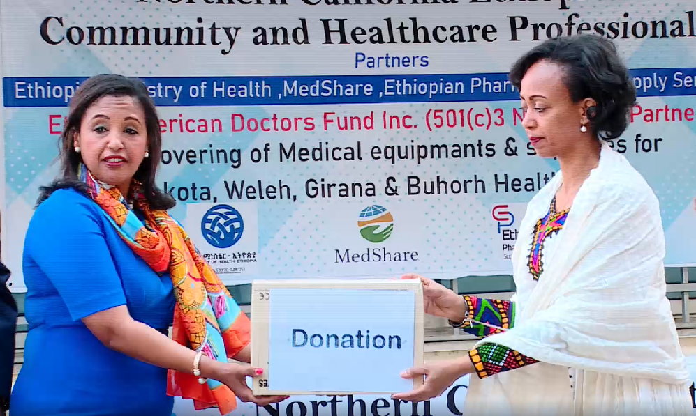 Ethiopians in Northern California Donate 27 Mil Birr worth of Medical Supplies to War-affected Areas